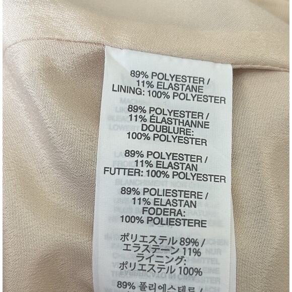 J. Crew Laser Cut Drop Waist Pleated Mini Skirt Womens Size 4 Nude Lined - Picture 10 of 11